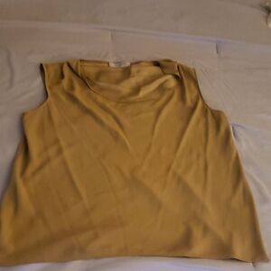 MM Lafleur Yellow Boxy Tank Top
